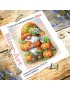 Схема для вишивки бісером (нитками) Гном з гарбузами (B264)