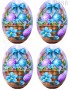 Схема для вишивки бісером (нитками) Писанки (B388)