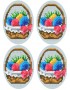 Схема вишивки бісером (хрестиком)Писанки (B397)