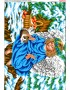 Схема вишивки бісером (хрестиком) Янголятко з котиком (B506)
