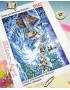 Схема вишивки бісером (хрестиком) Зимова ніч (B542)