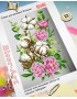 Схема вишивки бісером (хрестиком) Бавовняний букет (B586)