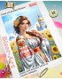 Схема для вишивки бісером (нитками) Україночка (B592)