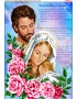 Схема вишивки бісером (нитками) Молитва про сім'ю (B трояндах) (рос) (B622)