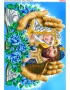 Схема вишивки бісером (хрестиком) Петро і Февронія в долонях (B631)