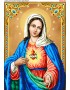 Схема вишивки бісером (хрестиком) Діва Марія (B639)