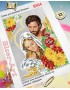 Схема для вишивки бісером(нитками) Святе сімейство (B664)