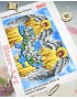 Схема вишивки бісером (хрестиком) Ангели охоронці (B665)