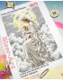 Схема для вишивки бісером (нитками) Мадонна з немовлям в сріблі (B676)