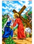 Схема для вишивки бісором (нитками) Вероніка витирає Ісусове обличчя (B690)