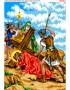 Схема для вишивки бісором (нитками) Ісус вдруге падає під хрестом (B691)