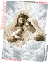 Схема для вишивки бісером (нитками) Святе сімейство в пастельних кольорах (B707)