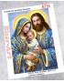 Схема для вишивки бісером (нитками) Святе сімейство (B755)