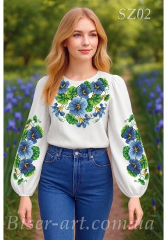 Заготовка Жіночої Сорочки — вишиванки для вишивки бісером (нитками) Г (SZ02)
