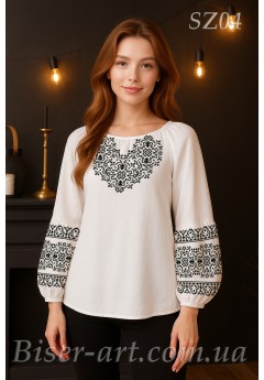 Заготовка Жіночої Сорочки — вишиванки для вишивки бісером (нитками) Г (SZ04)