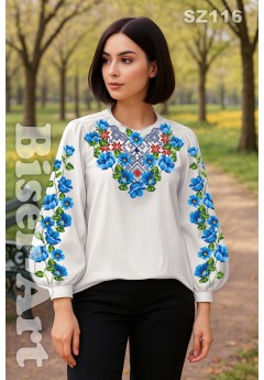 Заготовка Жіночої Сорочки — вишиванки для вишивки бісером (нитками) Г (SZ116)