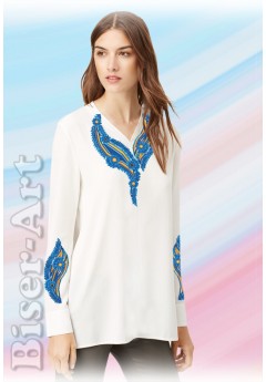 Заготовка вишиванки Жіночої Сорочки для вишивки бісером(вишивки хрестиком) Г (SZ40)