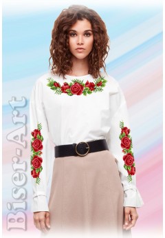 Заготовка вишиванки Жіночої Сорочки для вишивки бісером(вишивки хрестиком) Г (SZ55)